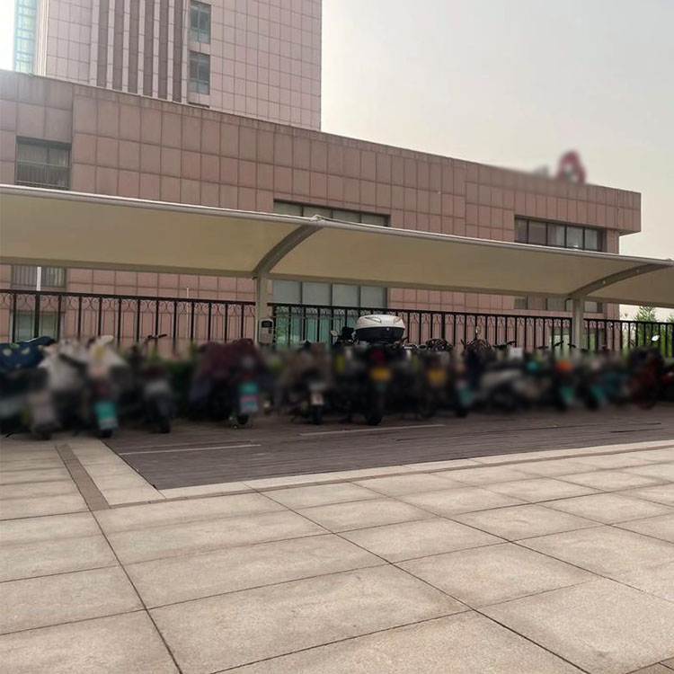 吴堡县膜结构电动车棚